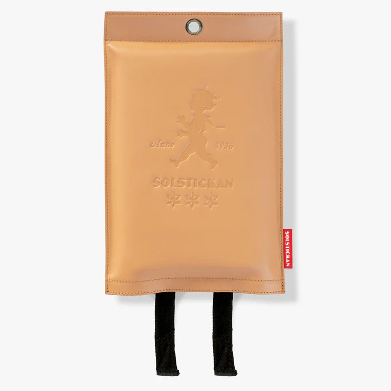 Brandfilt - Ljust läder