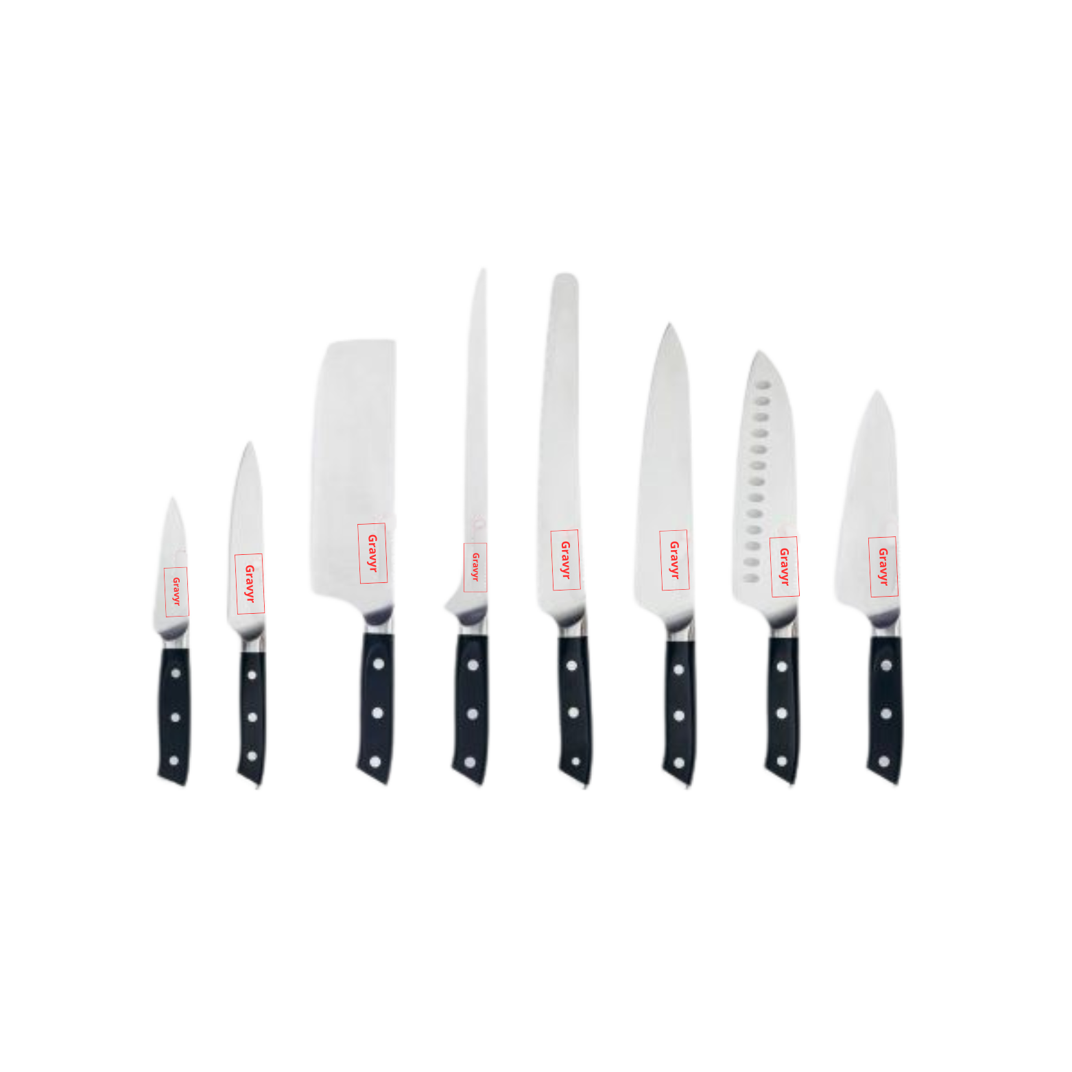 Markus Aujalays Knivset 9 delar