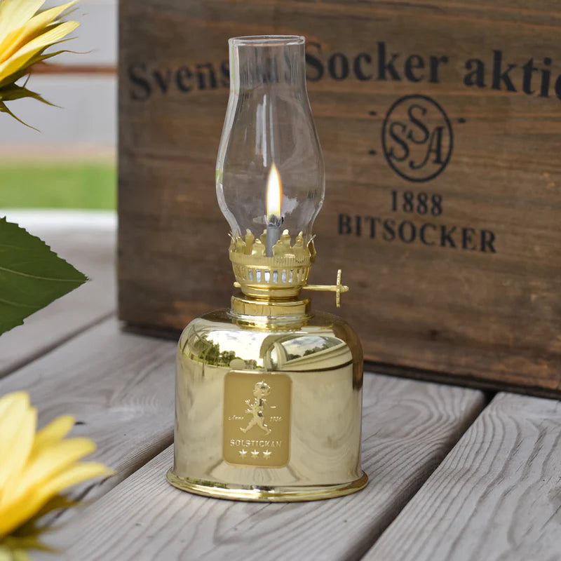 Fotogenlampa – Guld