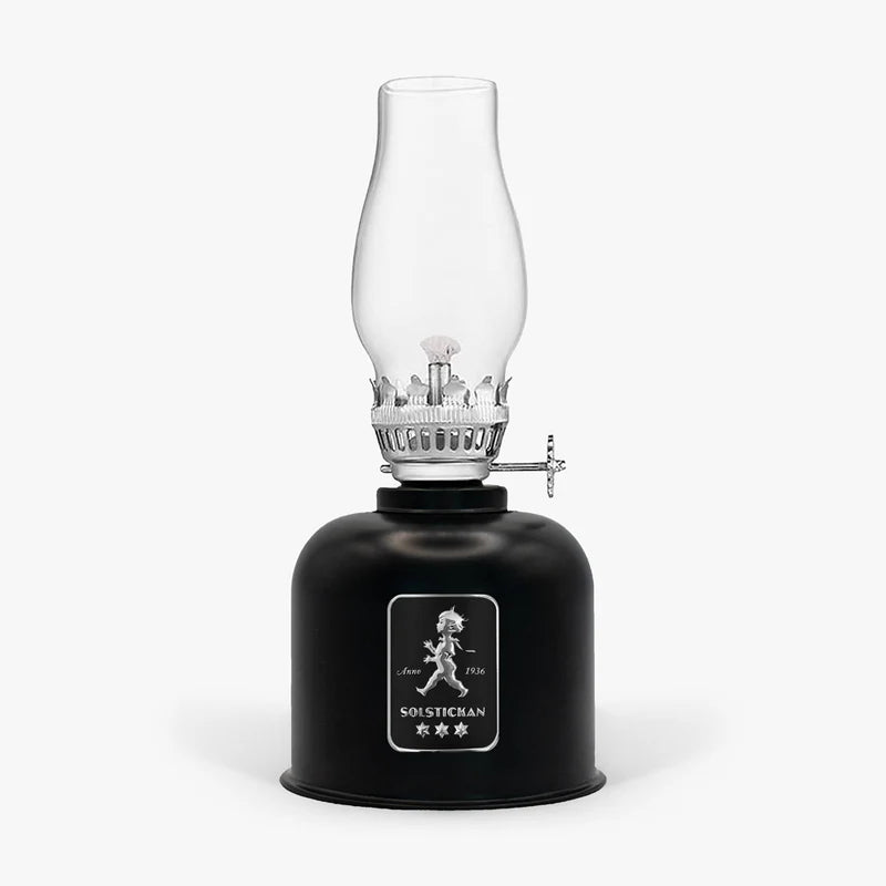 Fotogenlampa – Svart / Silver