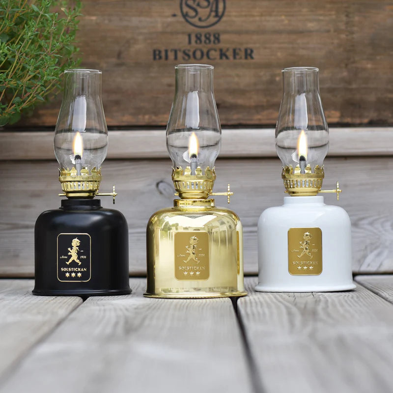 Fotogenlampa – Guld