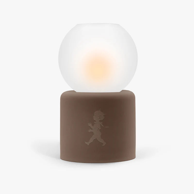 Värmeljuslykta Glob - Brun