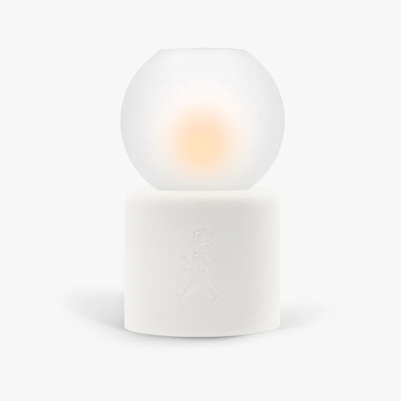 Värmeljuslykta Glob - Vit