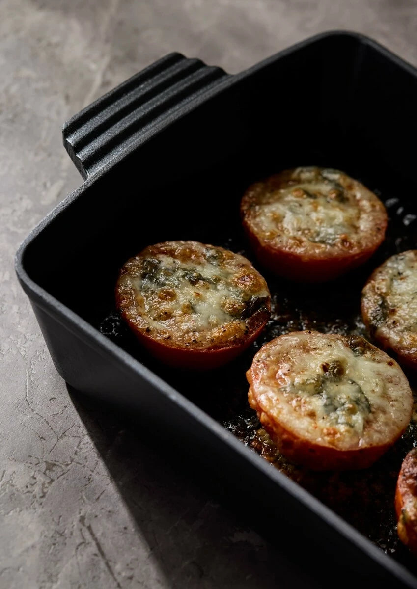 Gjutjärnsform - Gratin 22cm & Rivjärn - Manon