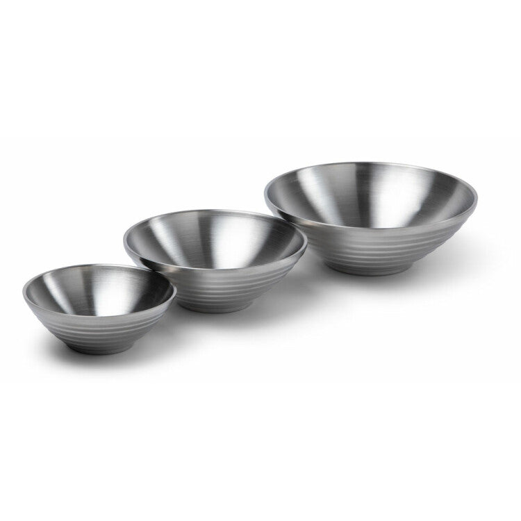 Skål Stainless Dubbelvägg 3-pack
