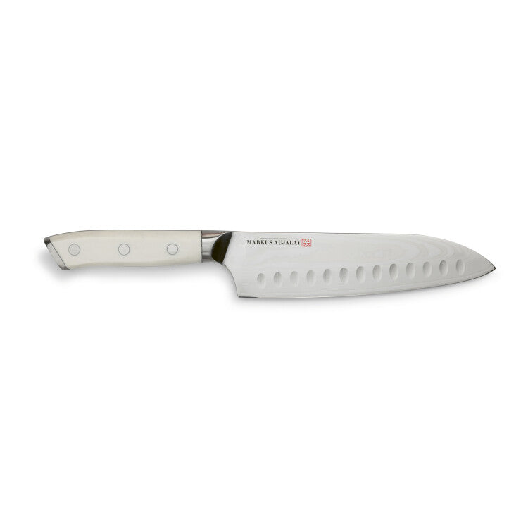 Markus Aujalays japanska damaskus kockkniv 30cm