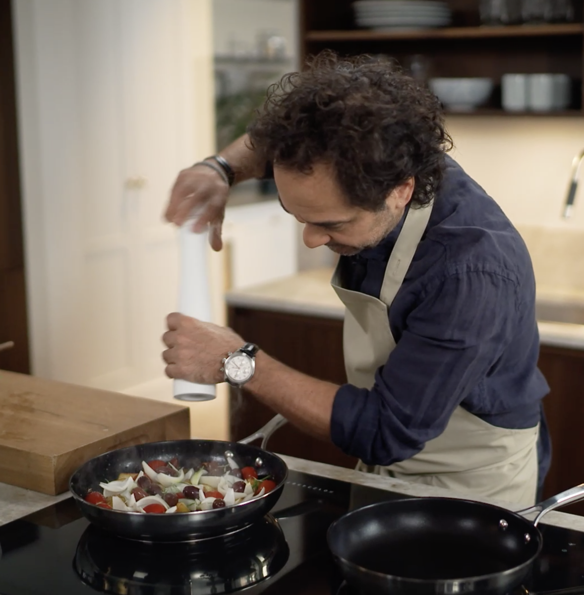 Markus Aujalays saltkvarn 32cm vit