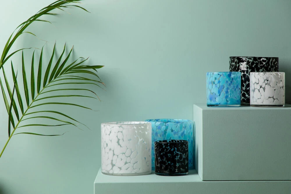 Glaslykta Mönstrad 15x15