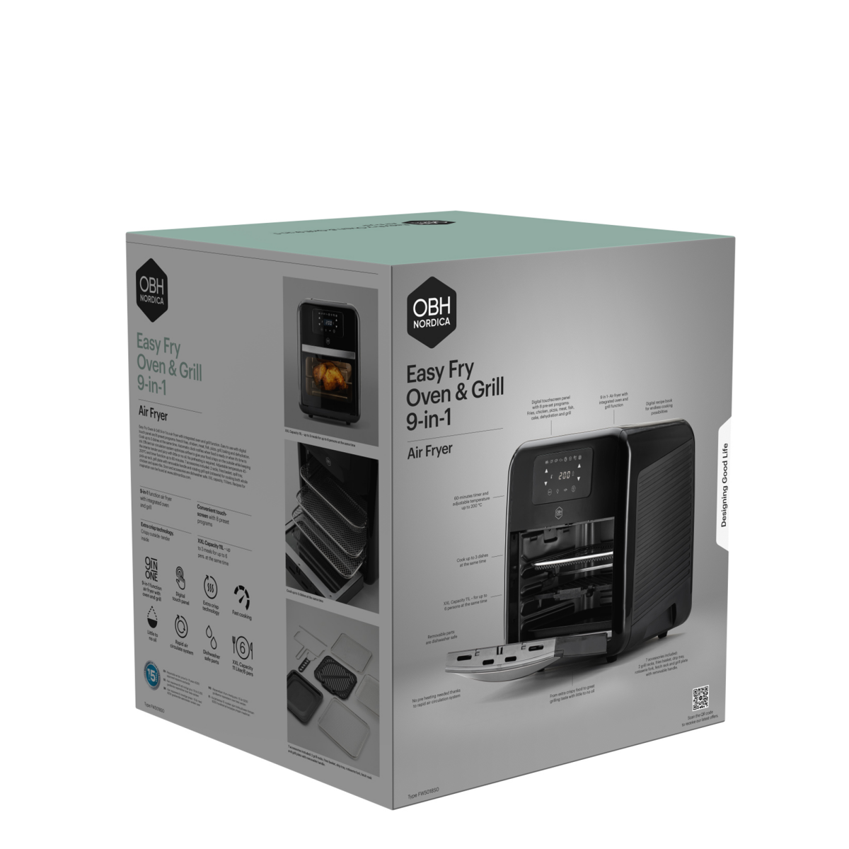 Dual Easy Fry & Grill 9 in 1