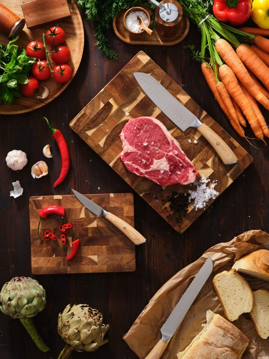 Kockset - Hikari 8CR14 stål