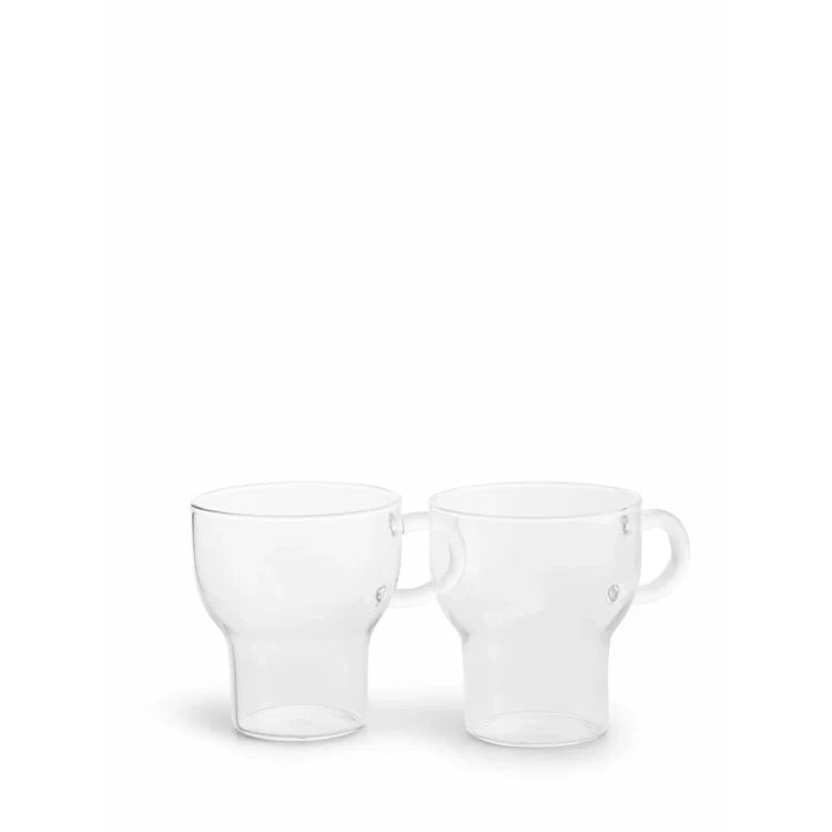 Glasmugg stor, 2-pack