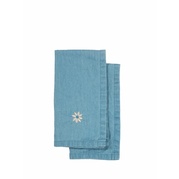 Eden denim kökshandduk, 2-pack