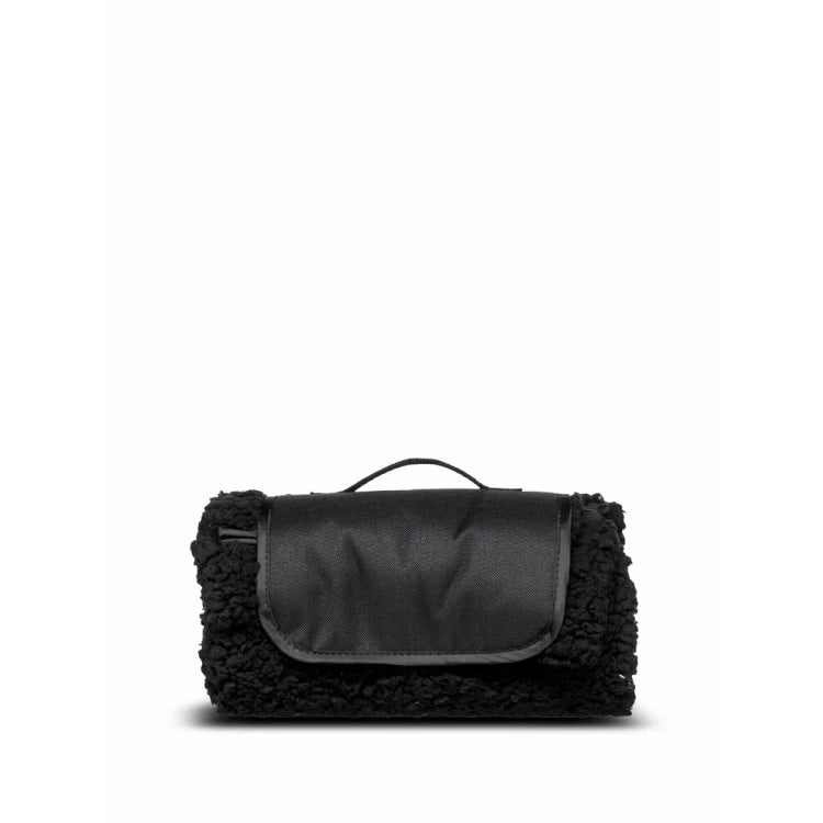 Pläd/sittunderlag Svart