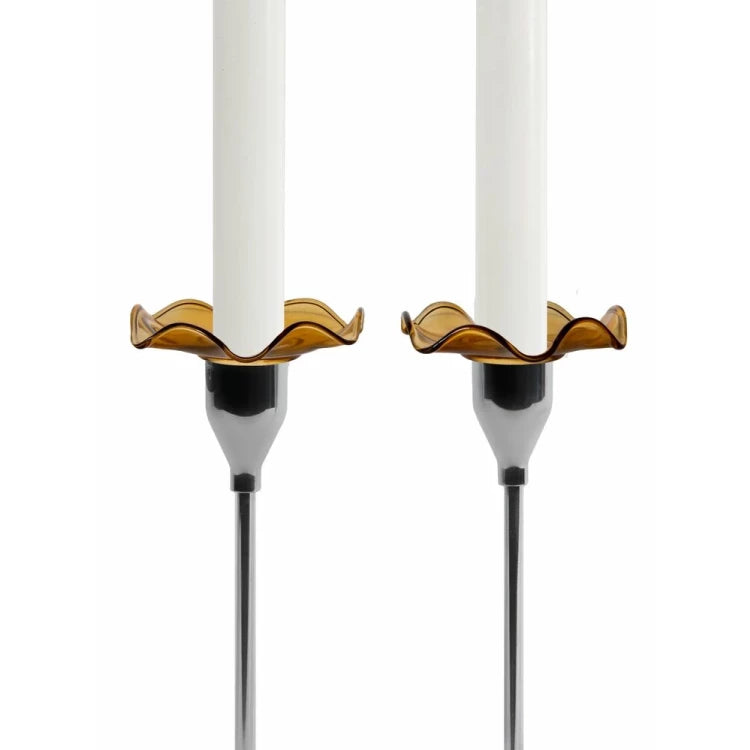 Viva ljusmanschett, 2-pack Amber