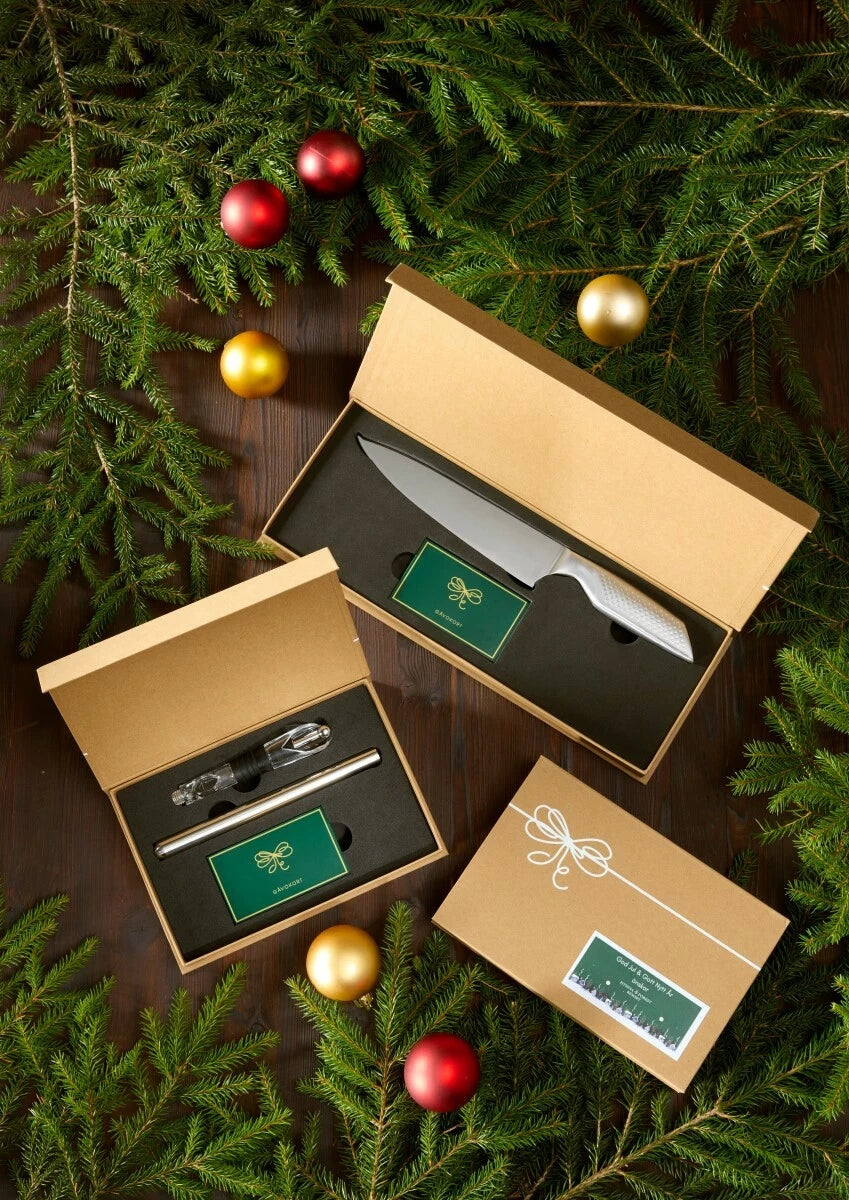 Gåvokort + kockkniv från Intemporel