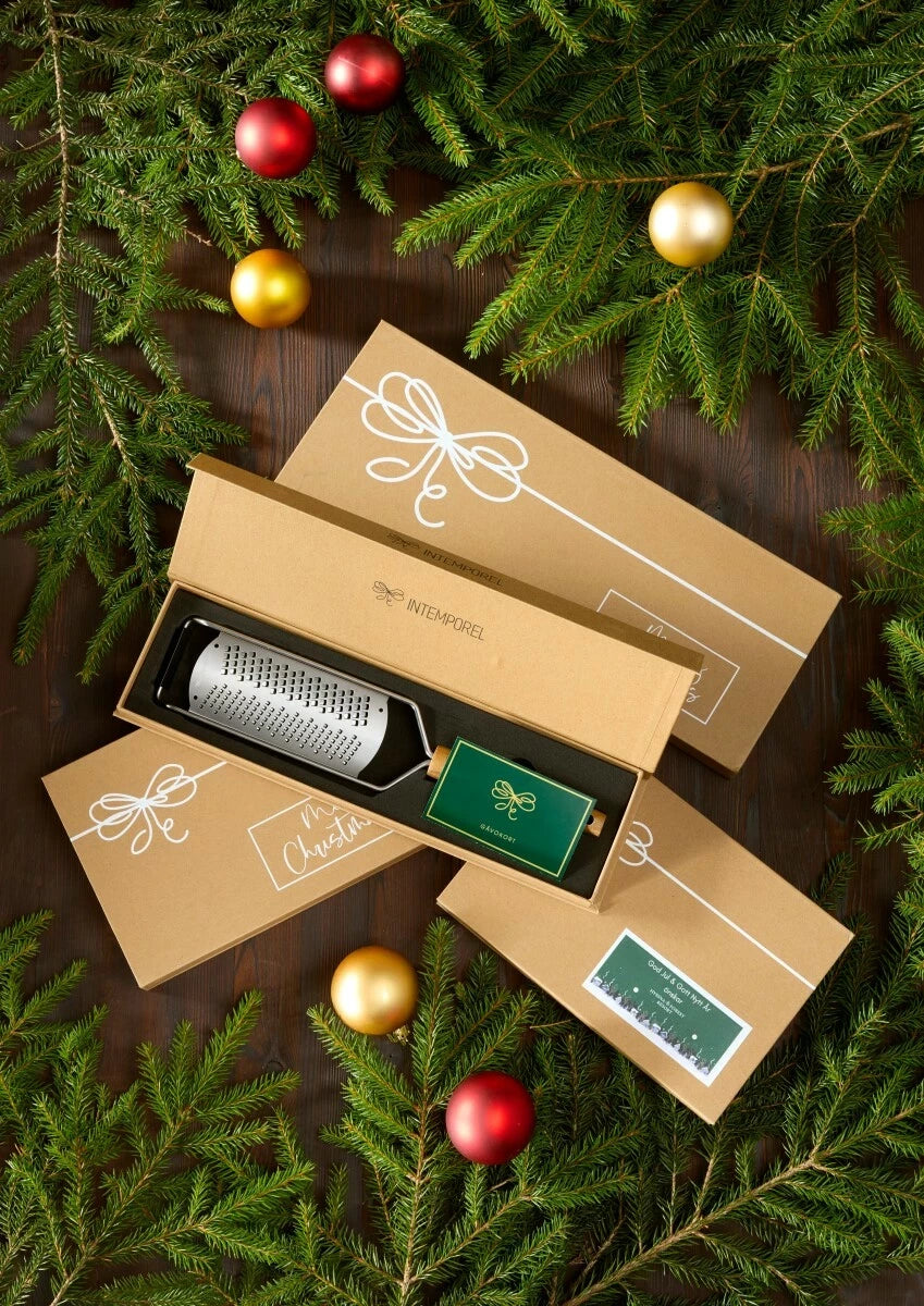 Gåvokort + rivjärn från Intemporel