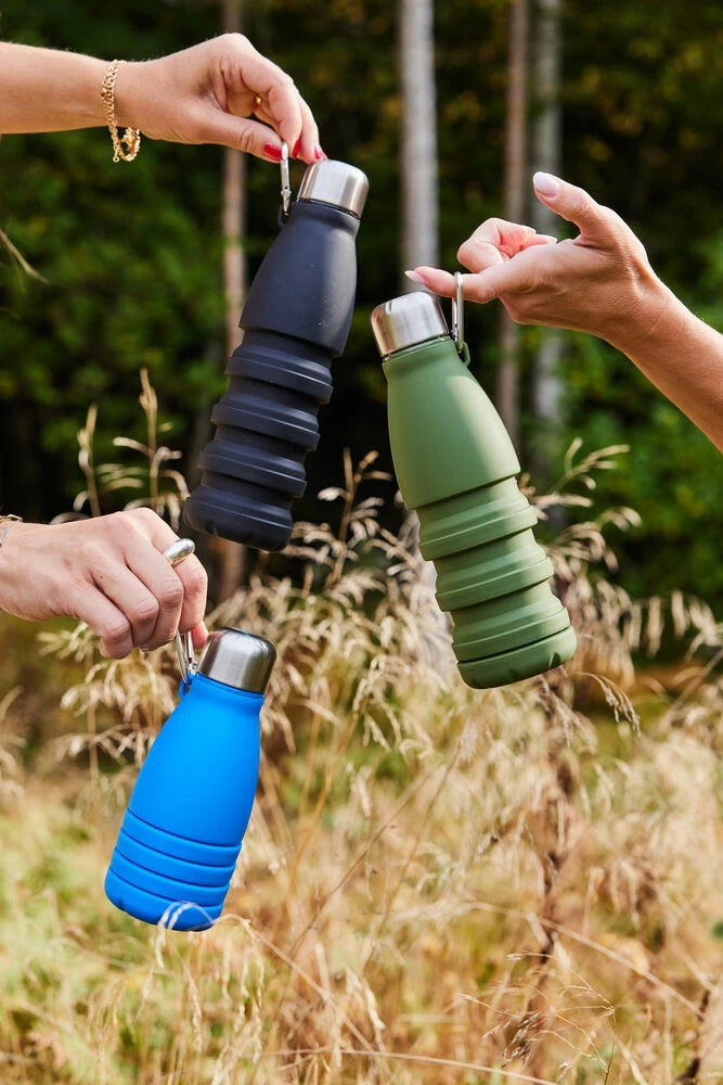 Stig ihopfällbar flaska Grön