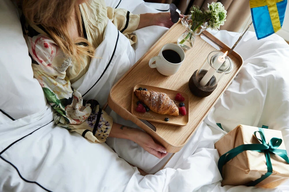 Carl påslakanset vit