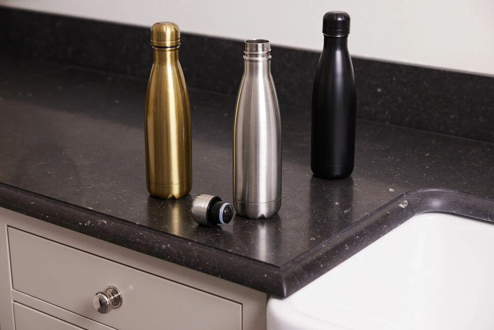 Olle stålflaska Silver