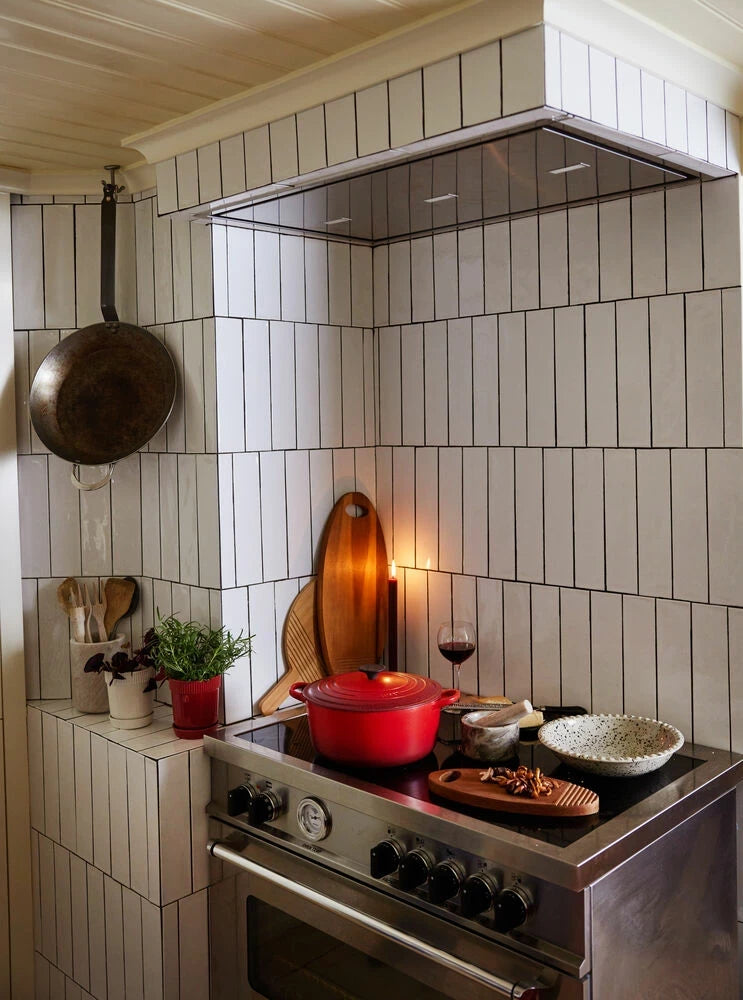 Nature skärbräda rund