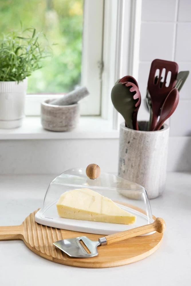 Nature skärbräda rund