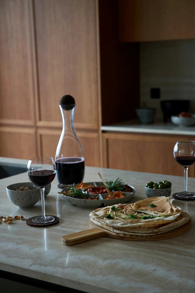 Nature karaff med mörkbrun korkkula