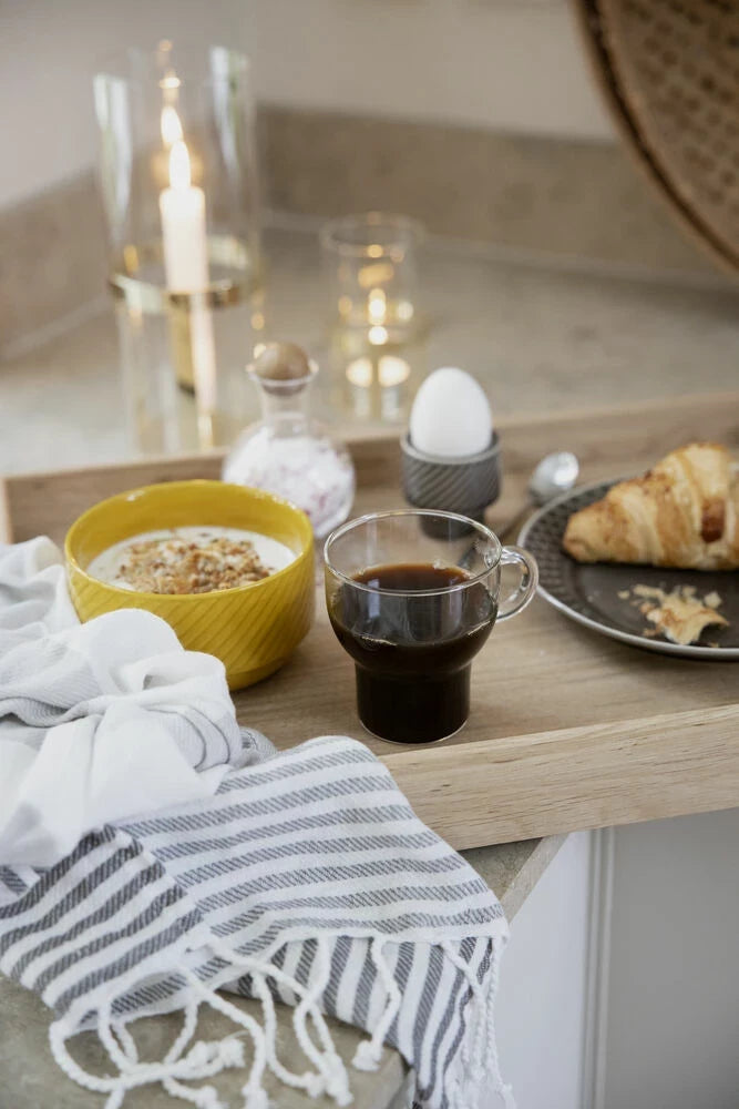 Glasmugg stor, 2-pack