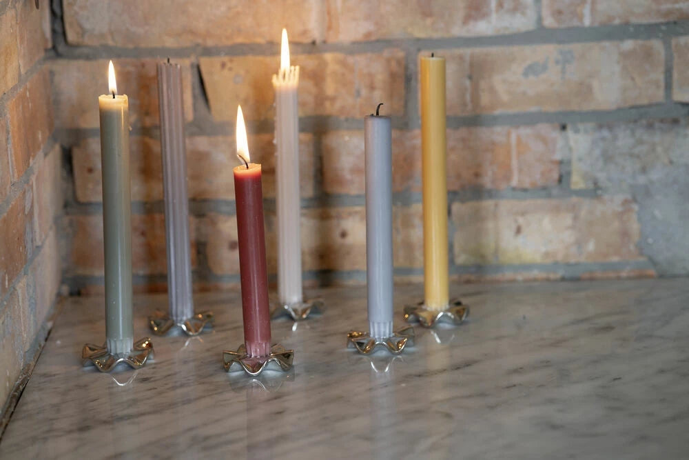 Signe ljusstake, 2-pack Silver