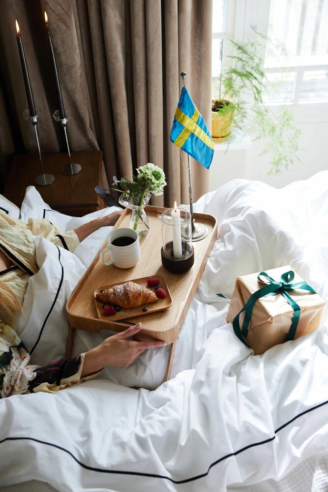 Carl påslakanset vit