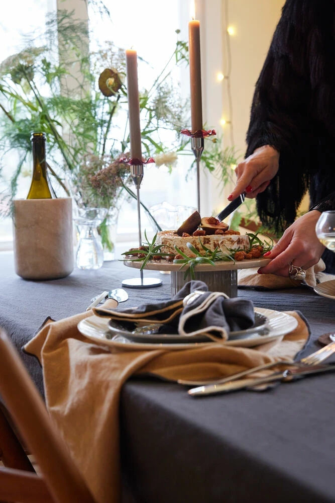 Viva ljusmanschett, 2-pack Vinröd