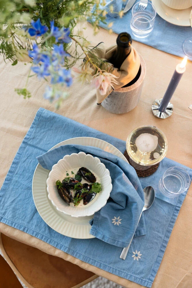 Eden denim servett, 2-pack