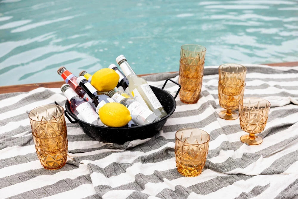 Picknick Juni vattenglas, 4-pack