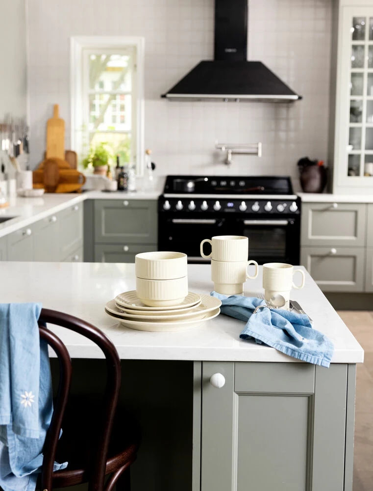 Eden denim kökshandduk, 2-pack