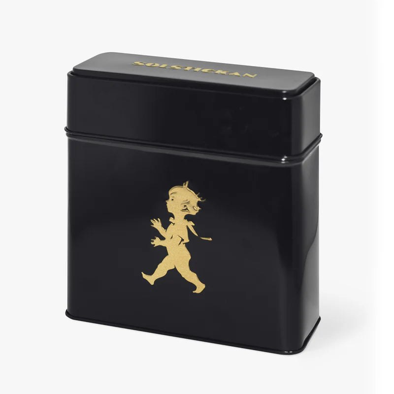 Kaffefilterburk - svart/guld