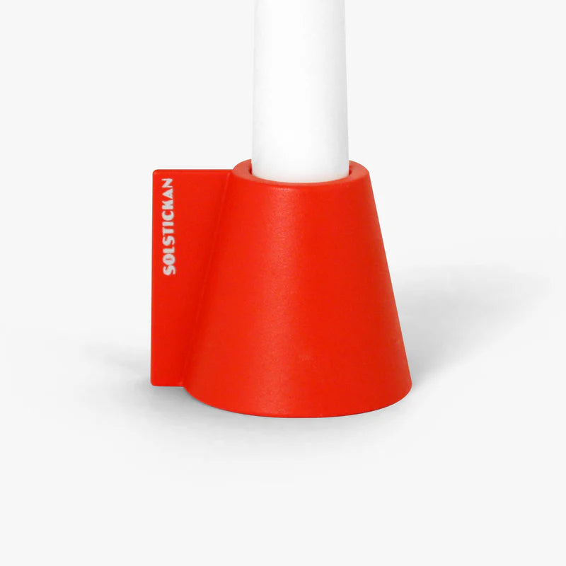 Vändbar ljushållare - Flipp - Röd