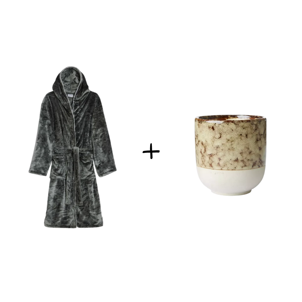 Morgonrock Matin + Chiara doftljus