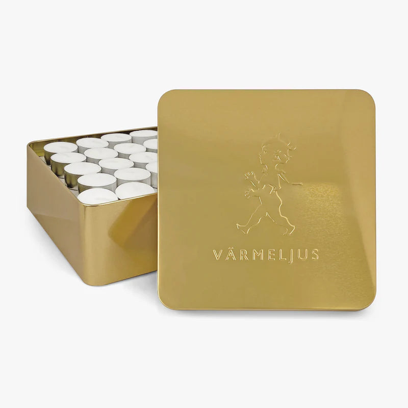 Värmeljuslåda - Guld