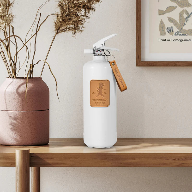 Brandsläckare 2 kg - Ljusbrunt läder