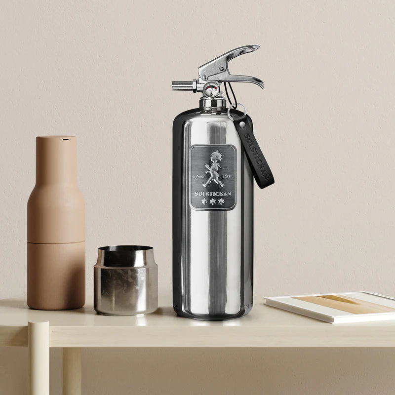 Brandsläckare 2 kg - Design Edition Steel