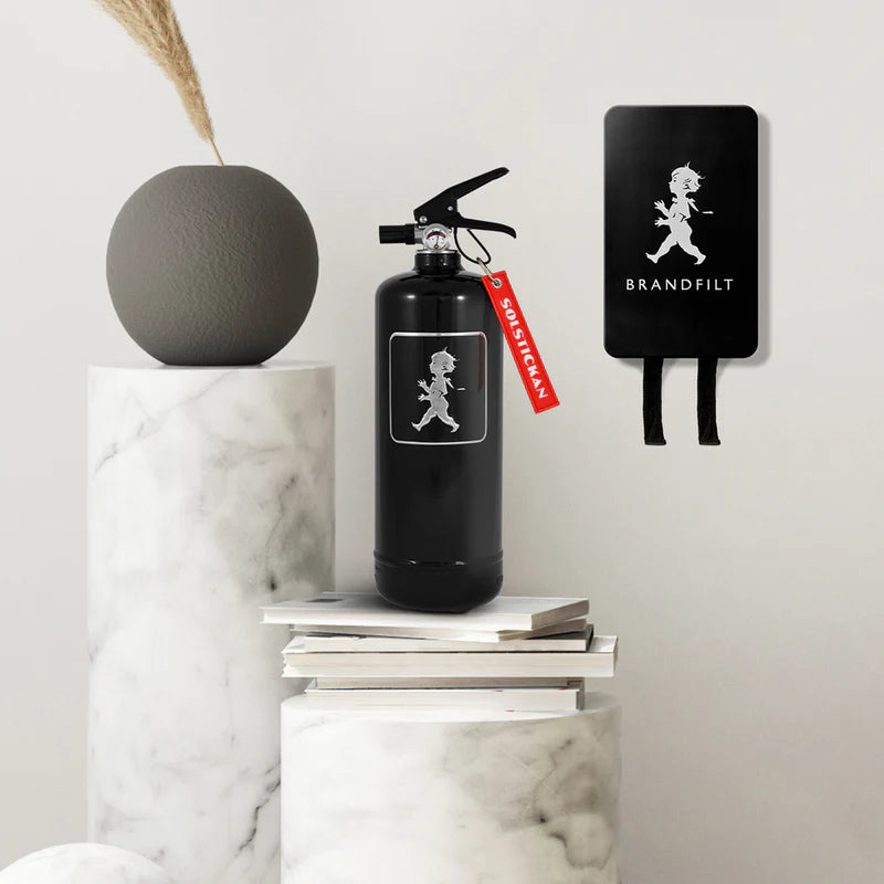 Brandsläckare 2 kg - Svart