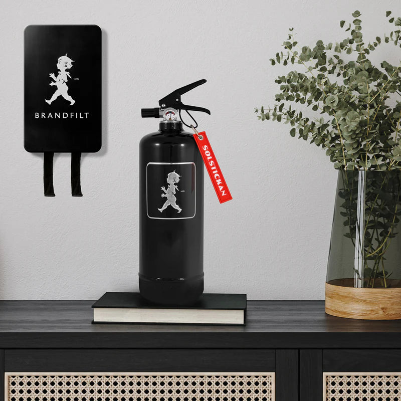 Brandsläckare 2 kg - Svart