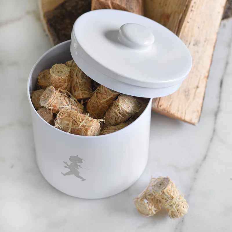 Förvaringsburk Braständare - Vit